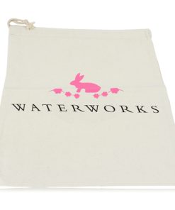 Natural Cotton Drawstring Shoe Bag Image 1