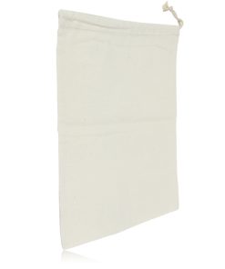 Reusable Cotton Shoe Bags with Drawstring 14 Natural Cotton Drawstring Shoe Bag Image 2