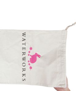 Reusable Cotton Shoe Bags with Drawstring 15 Natural Cotton Drawstring Shoe Bag Image 3