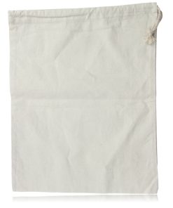 Reusable Cotton Shoe Bags with Drawstring 16 Natural Cotton Drawstring Shoe Bag Image 4