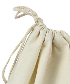 Reusable Cotton Shoe Bags with Drawstring 18 Natural Cotton Drawstring Shoe Bag Image 6