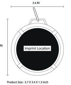 Snap Hook Bluetooth Speaker 15 Wireless Bluetooth Speaker With Snap Hook Image 6