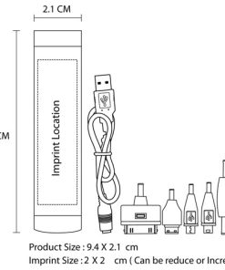 Cylinder power bank 21 Personalized Cylinder Power Bank For Mobile Image 9