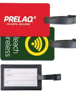 Custom Logo Shape Soft PVC Luggage Tag