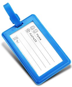 Custom Rubber Luggage Tags Silicone PVC 18 Custom Logo Shape Soft PVC Luggage Tag Image 3