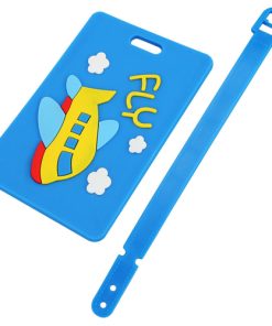 Custom Rubber Luggage Tags Silicone PVC 19 Custom Logo Shape Soft PVC Luggage Tag Image 4