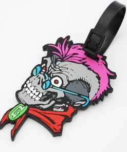 Custom Rubber Luggage Tags Silicone PVC 20 Custom Logo Shape Soft PVC Luggage Tag Image 5