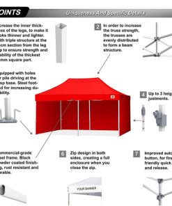 Promotional Commercial Canopy Tent with Side Walls Image 1