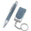 Elegant PU Leather Cover Pen Flash Drive Set 2 Elegant PU Leather Cover Pen & Flash Drive Set