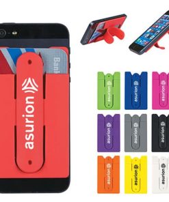 2 In 1 Silicone Mobile Wallet With Stand