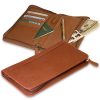 Zip-around travel document holder 1 Calfskin Zip-Around Document Holder
