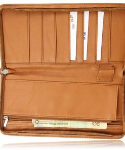 Zip-around travel document holder 17 Calfskin Zip-Around Document Holder Image 3