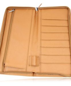 Zip-around travel document holder 19 Calfskin Zip-Around Document Holder Image 5