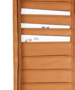 Zip-around travel document holder 20 Calfskin Zip-Around Document Holder Image 6