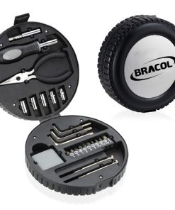 24 Piece Tire Shaped Tool Kit