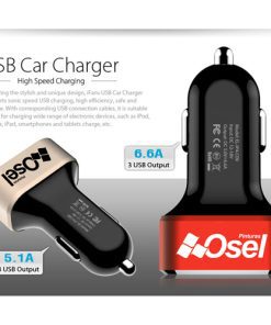 Aluminum 3 Ports USB Car Charger 16 Aluminum 3 Ports USB Car Charger Image 5