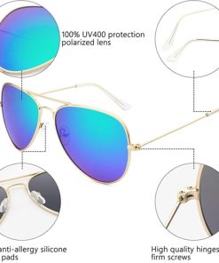 Sunglasses With Anti-reflective Coating 10 Unisex Sunglasses with anti-reflective Lens Image 2