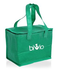 Non-Woven Poly Cooler Tote Bag 10 Non-Woven Foil Cooler Lunch Bag Image 2