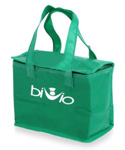 Non-Woven Poly Cooler Tote Bag 12 Non-Woven Foil Cooler Lunch Bag Image 4