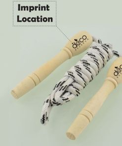 Skipping Rope Wooden Handles 11 Wooden Handle Jump Rope Image 4