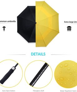 Double Canopy Golf Umbrella 12 Double Canopy Windproof Umbrella Image 4