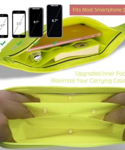 Ultra Slim Running Belt Waist Pack 10 Ultra Slim Adjustable Waist Bag Image 2