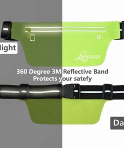 Ultra Slim Running Belt Waist Pack 11 Ultra Slim Adjustable Waist Bag Image 3