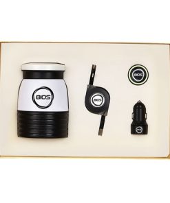 Car Charger Phone Holder Gift Set with Vaccum Mug Dual USB Cable 7 Car Charger & Phone Holder Gift Set with Vaccum Mug & Dual USB Cable Image 1