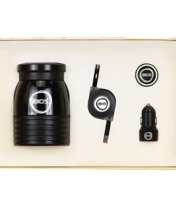 Car Charger Phone Holder Gift Set with Vaccum Mug Dual USB Cable 8 Car Charger & Phone Holder Gift Set with Vaccum Mug & Dual USB Cable Image 2