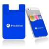 Custom Logo Printed Promotional Phone Wallets 2 Promotional Smartphone Silicone Card Wallet