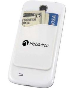 Custom Logo Printed Promotional Phone Wallets 12 Promotional Smartphone Silicone Card Wallet Image 3