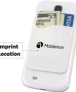 Custom Logo Printed Promotional Phone Wallets 15 Promotional Smartphone Silicone Card Wallet Image 6