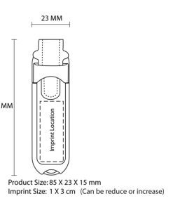 8GB USB Classic Leather Flash Drive 9 8GB Leather Flash Drive Image 3