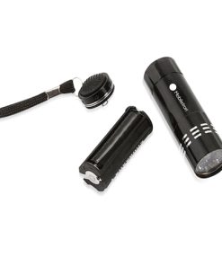 Aluminum 9 LED Flashlight with Strap 15 Promotional 9 LED Aluminum Flashlight Image 3