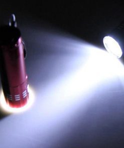 Aluminum 9 LED Flashlight with Strap 16 Promotional 9 LED Aluminum Flashlight Image 4