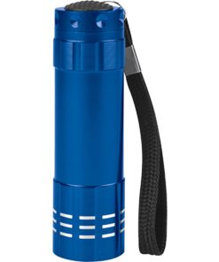 Aluminum 9 LED Flashlight with Strap 17 Promotional 9 LED Aluminum Flashlight Image 5