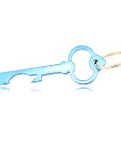 Key Shape Bottle Opener Keychain Image 1