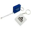 Custom Square Level Tape Measure Key Tag 2 Square Measuring Tape Keychain