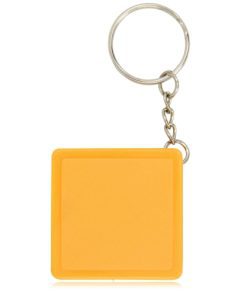 Square Measuring Tape Keychain Image 1