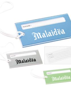 Bright Metallic Luggage Tag