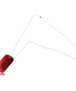 Neck Ball Chain Rectangle Dog Tag 14 Neck Ball Chain Rectangle Dog Tag Image 2