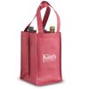 Non-Woven 4 Bottle Wine Tote Bag 2 Non-Woven 4 Bottle Wine Tote Bag