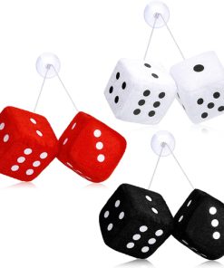 Hanging Square Car Dice with Suction Cup