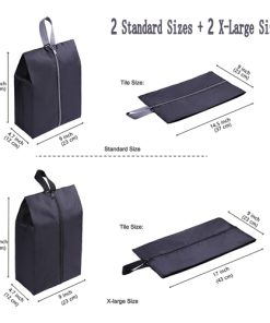 Custom Waterproof Travel Shoe Bags with Zipper Image 1