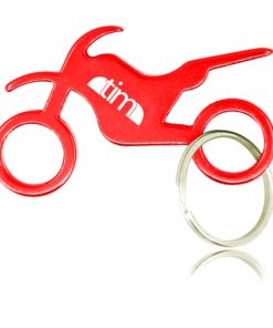 Stunt Bike Keychain With Opener