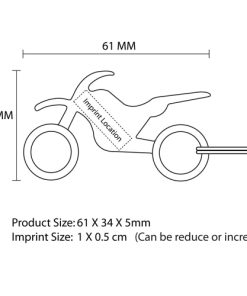 Stunt Bike Keychain With Opener 19 Stunt Bike Keychain With Opener Image 8