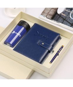 Leather Notebook 16GB USB Flash Drive Gift Set with Executive Pen Vacuum Cup 9 Leather Notebook & 16GB USB Flash Drive Gift Set with Executive Pen & Vaccum Cup Image 2