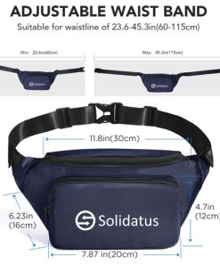 Belt Bag with Adjustable Strap Waist Pouch 13 Adjustable Strap Fanny Pack Image 4