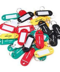 Frosted Marker Bag Tag Keychain