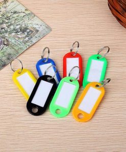 Frosted Luggage Tag 16 Frosted Marker Bag Tag Keychain Image 1